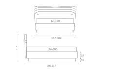 Letto design con contenitore Letto con armadio contenitore luxury Md work a prezzo scontato