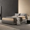 Letto design con contenitore Case * Samoa a prezzo ribassato