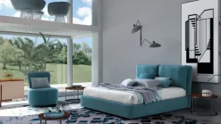 Letto design con contenitore Fris Le comfort a prezzo ribassato