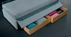 Letto design con contenitore Maya  Twils a prezzo ribassato