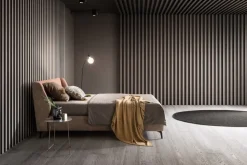 Letto design con contenitore Ugo Artigianale a prezzo ribassato