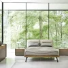 Letto design con gambe Milo Sangiacomo a prezzo ribassato