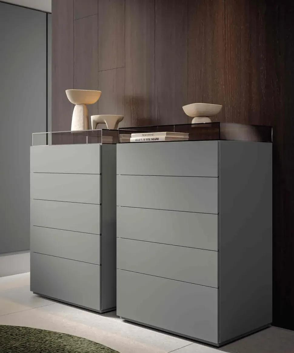 Letto design con giroletto Cloud Veneran a prezzo scontato