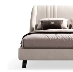 Letto design con giroletto Letto pelle maxi luxury italia Md work a prezzo scontato