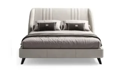 Letto design con giroletto Letto pelle maxi luxury italia Md work a prezzo scontato