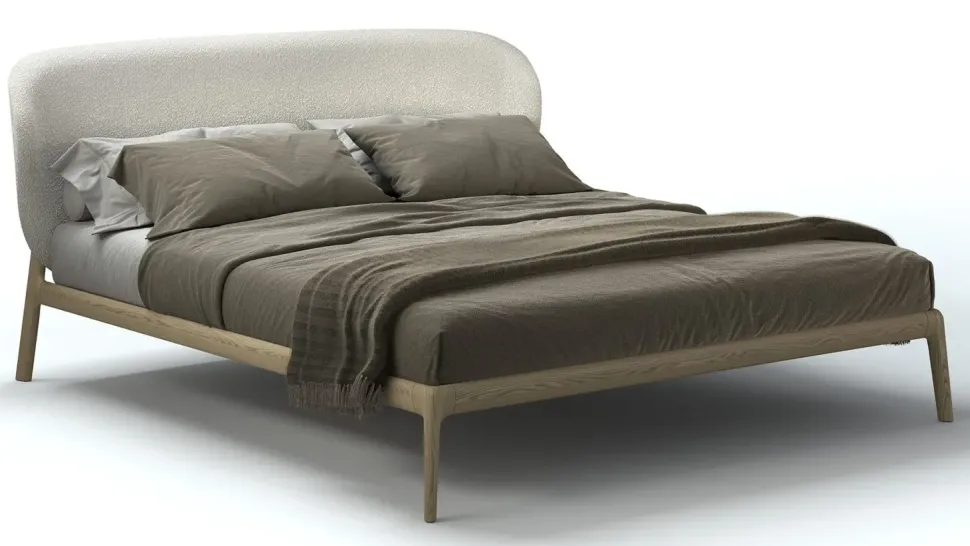 Letto design con giroletto Grace Fratelli elli a prezzo ribassato