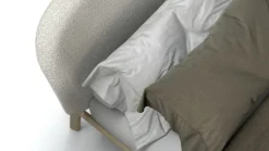 Letto design con giroletto Grace Fratelli elli a prezzo ribassato