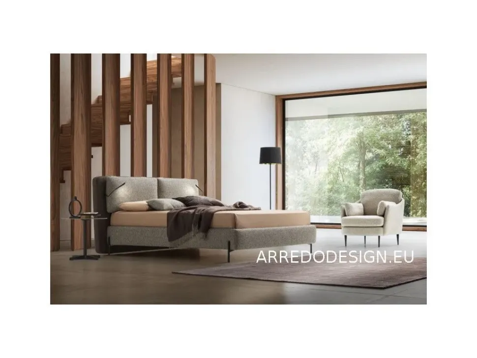 Letto design Cortina Le comfort scontato 35%