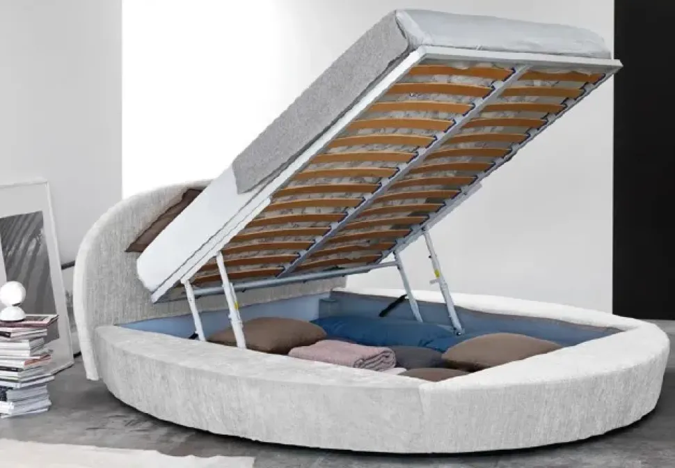 Letto design Letto rotondo con contenitore con un ribasso del 55%