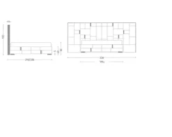 Letto design Luxury nabuk maxi   Md work con uno sconto esclusivo