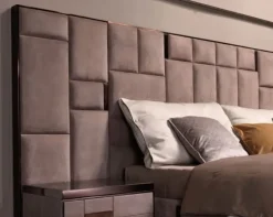 Letto design Luxury nabuk maxi   Md work con uno sconto esclusivo