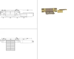 Letto design Sistema ecletto Sangiacomo scontato 30%