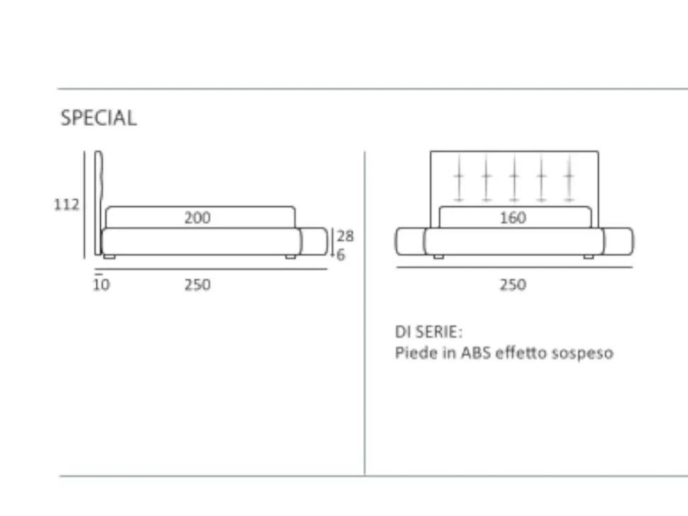 Letto design Special * Samoa con uno sconto del 35%