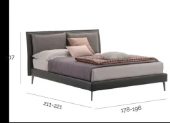 Letto design Wiky V&nice con uno sconto del 32%