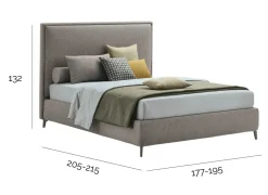 Letto design Ziva V&nice scontato 32%