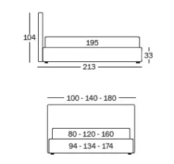 LETTO Eve Artigianale in OFFERTA OUTLET