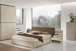 Letto Giessegi Soffio con pannelli scorrevoli scontato del -30 %