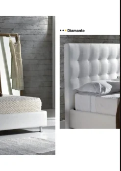 Letto Hopplà Diamante Matrimoniale Moderno
