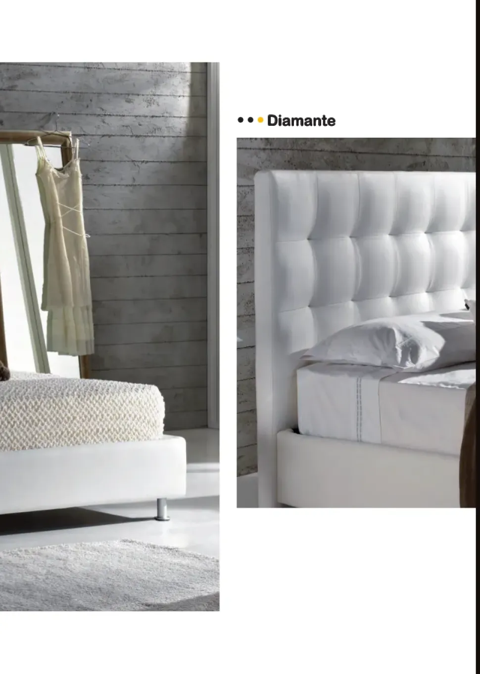 Letto Hopplà Diamante Matrimoniale Moderno
