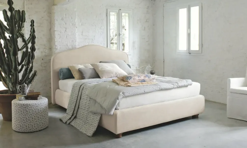 Letto imbottito Althea V&nice, scontato. Comfort assicurato!