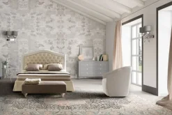 Letto imbottito con contenitore Dama Le comfort a prezzo scontato