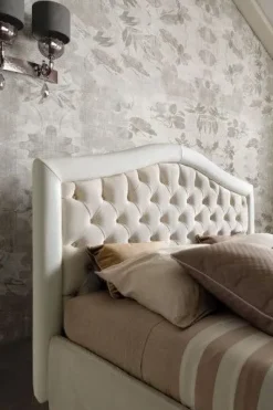 Letto imbottito con contenitore Dama Le comfort a prezzo scontato