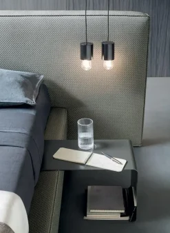 Letto imbottito con contenitore 200 x 200 Artigianale a prezzo ribassato