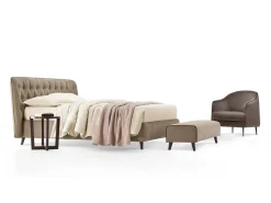 Letto imbottito con contenitore Gea * Rosini a prezzo scontato