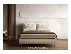 Letto imbottito con contenitore Soft * Samoa a prezzo ribassato