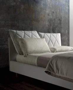 Letto imbottito con contenitore Soft * Samoa a prezzo ribassato