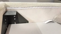 Letto imbottito con contenitore Infinito Twils a prezzo ribassato