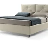 Letto imbottito con contenitore Francisco pronta consegna Md work a prezzo scontato