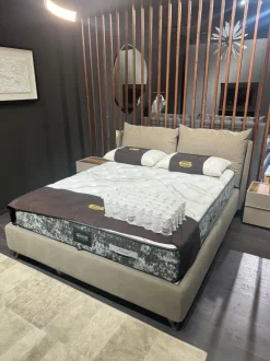 Letto imbottito con contenitore Fun double compact Bside a prezzo ribassato