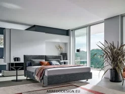 Letto imbottito con contenitore Book Twils a prezzo scontato