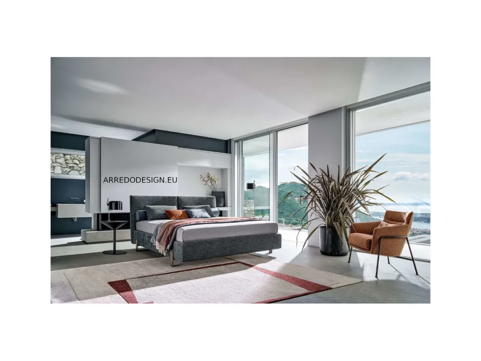 Letto imbottito con contenitore Book Twils a prezzo scontato