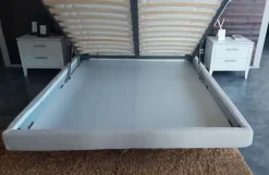 Letto imbottito con contenitore Wiki V&nice a prezzo ribassato