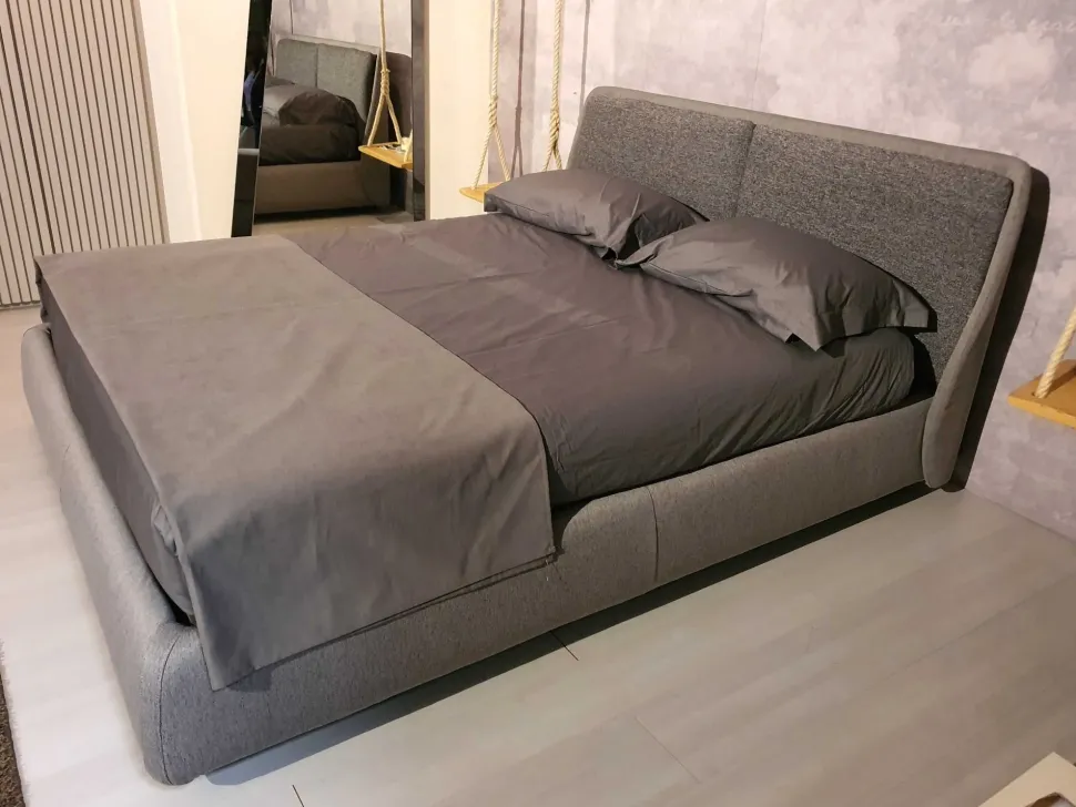 Letto imbottito con contenitore Bend Ditre italia a prezzo ribassato