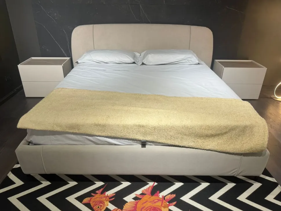 Letto imbottito con contenitore Set Bside a prezzo scontato