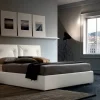 Letto imbottito con contenitore Edgar Felis a prezzo scontato