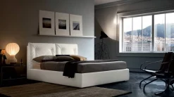 Letto imbottito con contenitore Edgar Felis a prezzo scontato