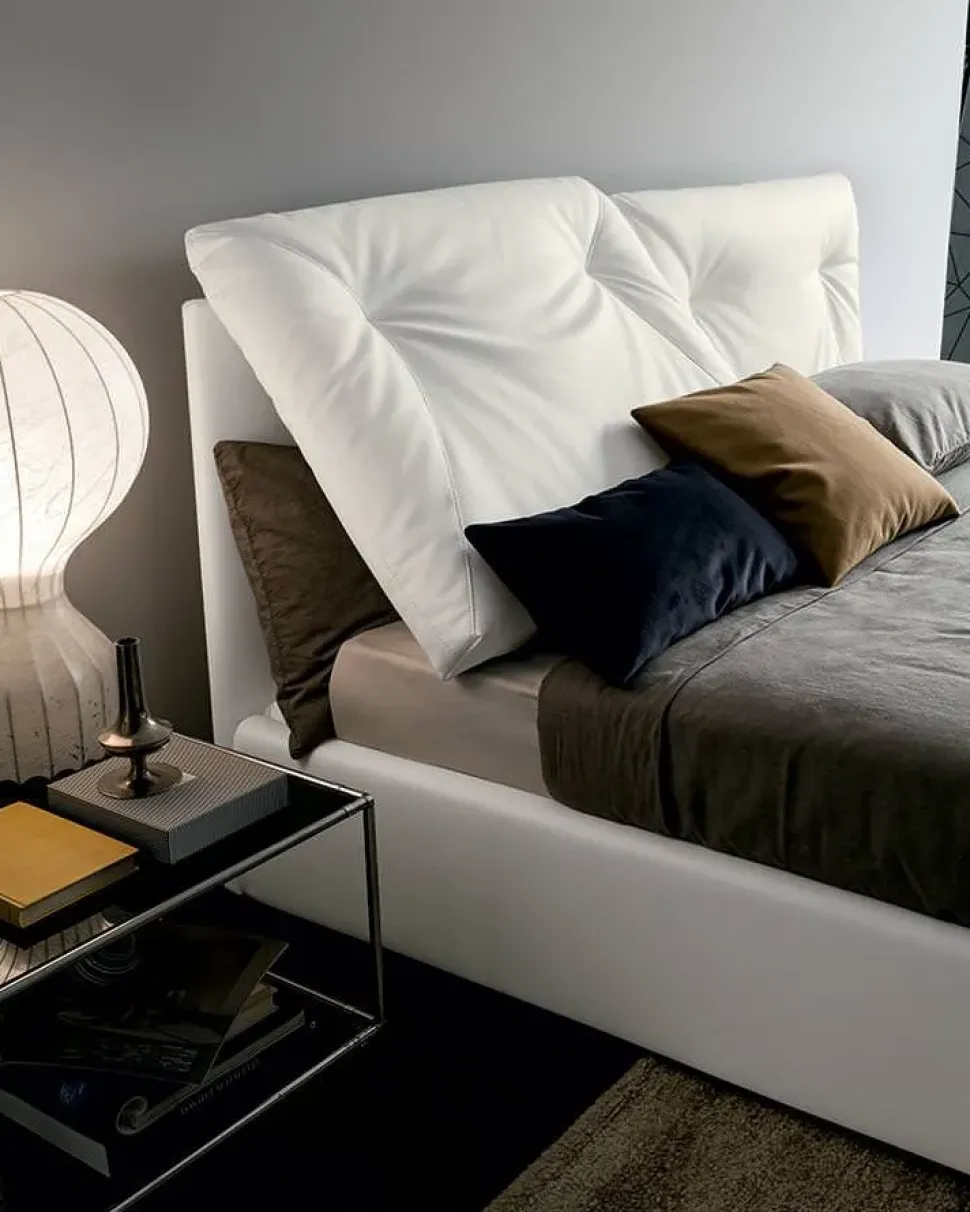 Letto imbottito con contenitore Edgar Felis a prezzo scontato