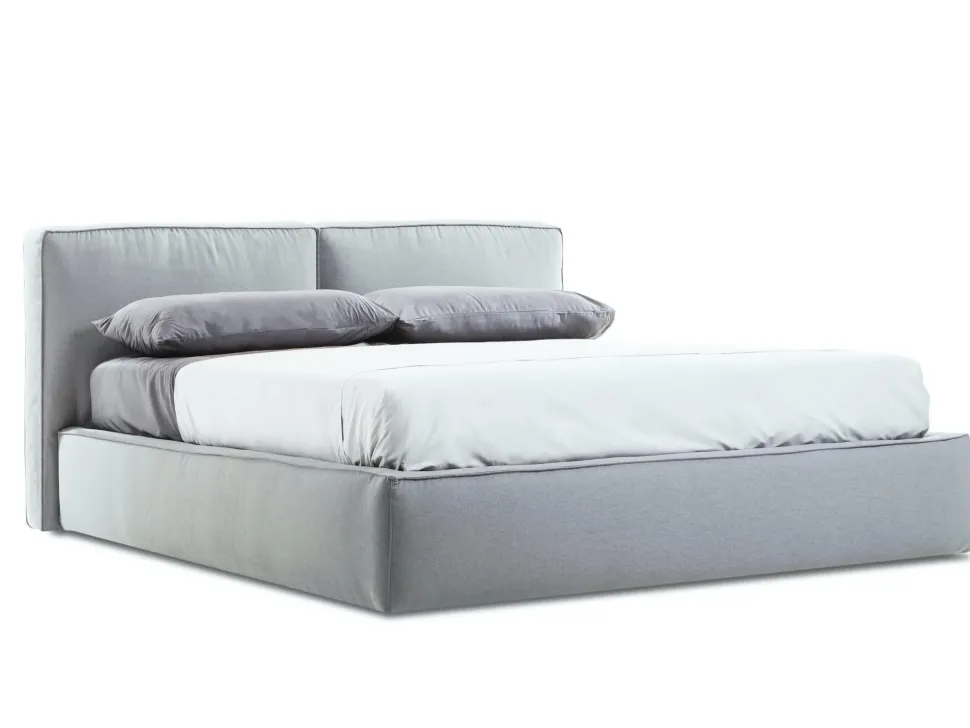 Letto imbottito con contenitore Herman Collezione esclusiva a prezzo ribassato