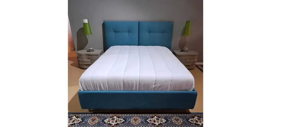 Letto imbottito con contenitore Lucy &tradition a prezzo scontato