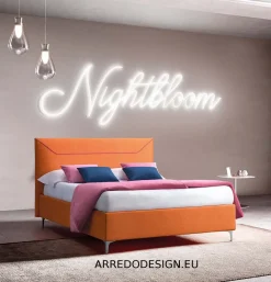 Letto imbottito con contenitore Mirabilis * Le comfort a prezzo scontato