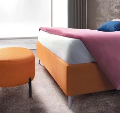 Letto imbottito con contenitore Mirabilis * Le comfort a prezzo scontato