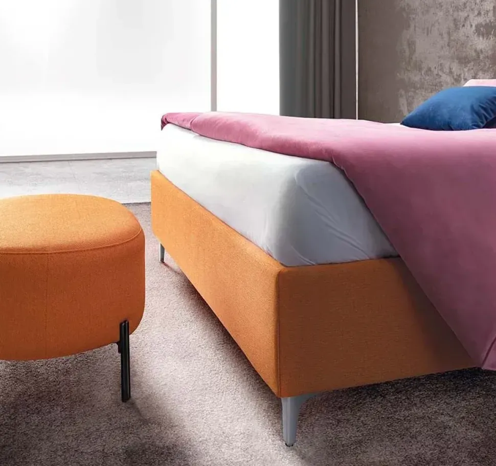 Letto imbottito con contenitore Mirabilis * Le comfort a prezzo scontato