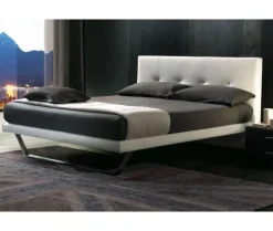 Letto imbottito con gambe Alexia light Ergogreen a prezzo ribassato