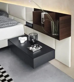 Letto imbottito con giroletto Ecletto Sangiacomo a prezzo scontato