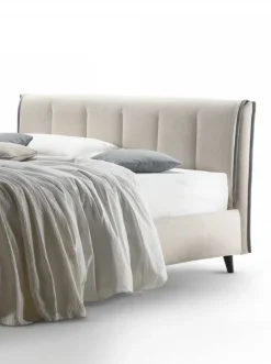 Letto imbottito con giroletto Dionisio cover mood Rosini a prezzo scontato