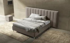 Letto imbottito con giroletto Letto xxl maxi in technonabuk Md work a prezzo ribassato